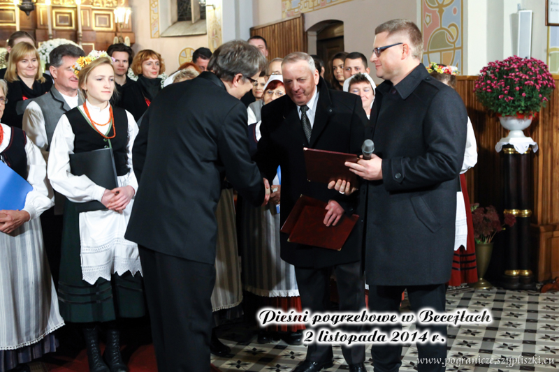 Pieśni pogrzebowe w tradycji
                            ludowej-Pogranicze - Becejły 2014