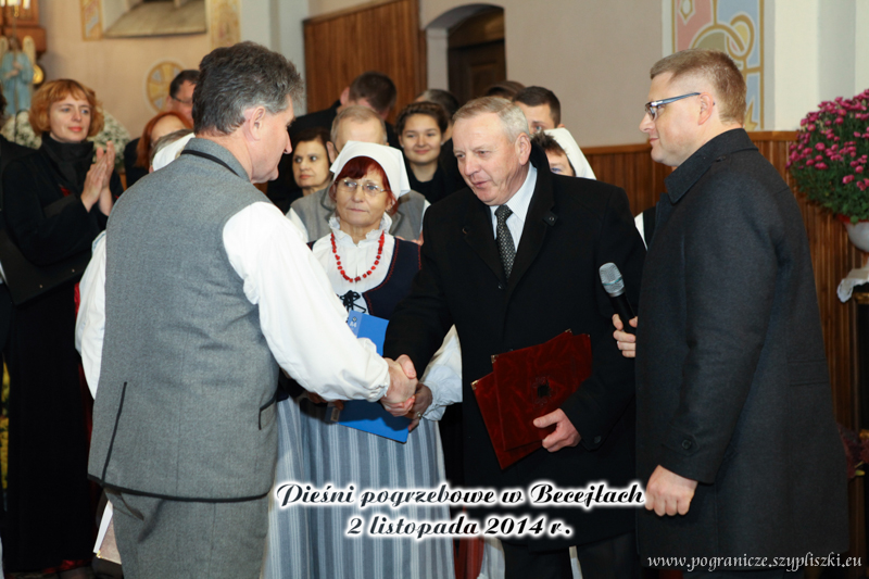 Pieśni
                            pogrzebowe w tradycji ludowej-Pogranicze -
                            Becejły 2014