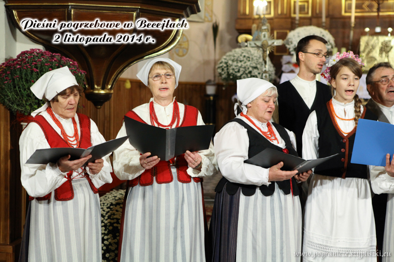 Pieśni
                            pogrzebowe w tradycji ludowej-Pogranicze -
                            Becejły 2014