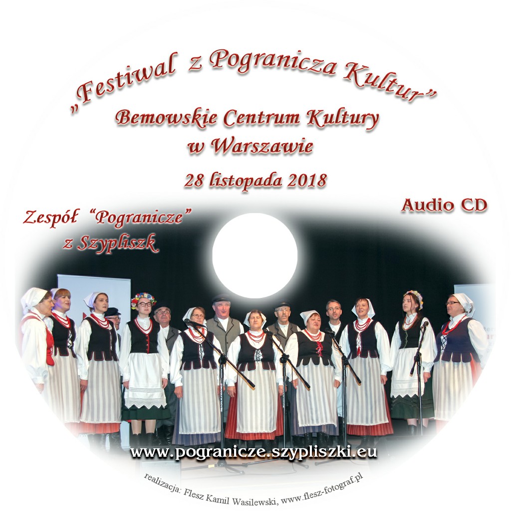„Festiwal z Pogranicza Kultur”
                              organizowanego przez Bemowskie Centrum
                              Kultury Warszawa 28 listopada 2018